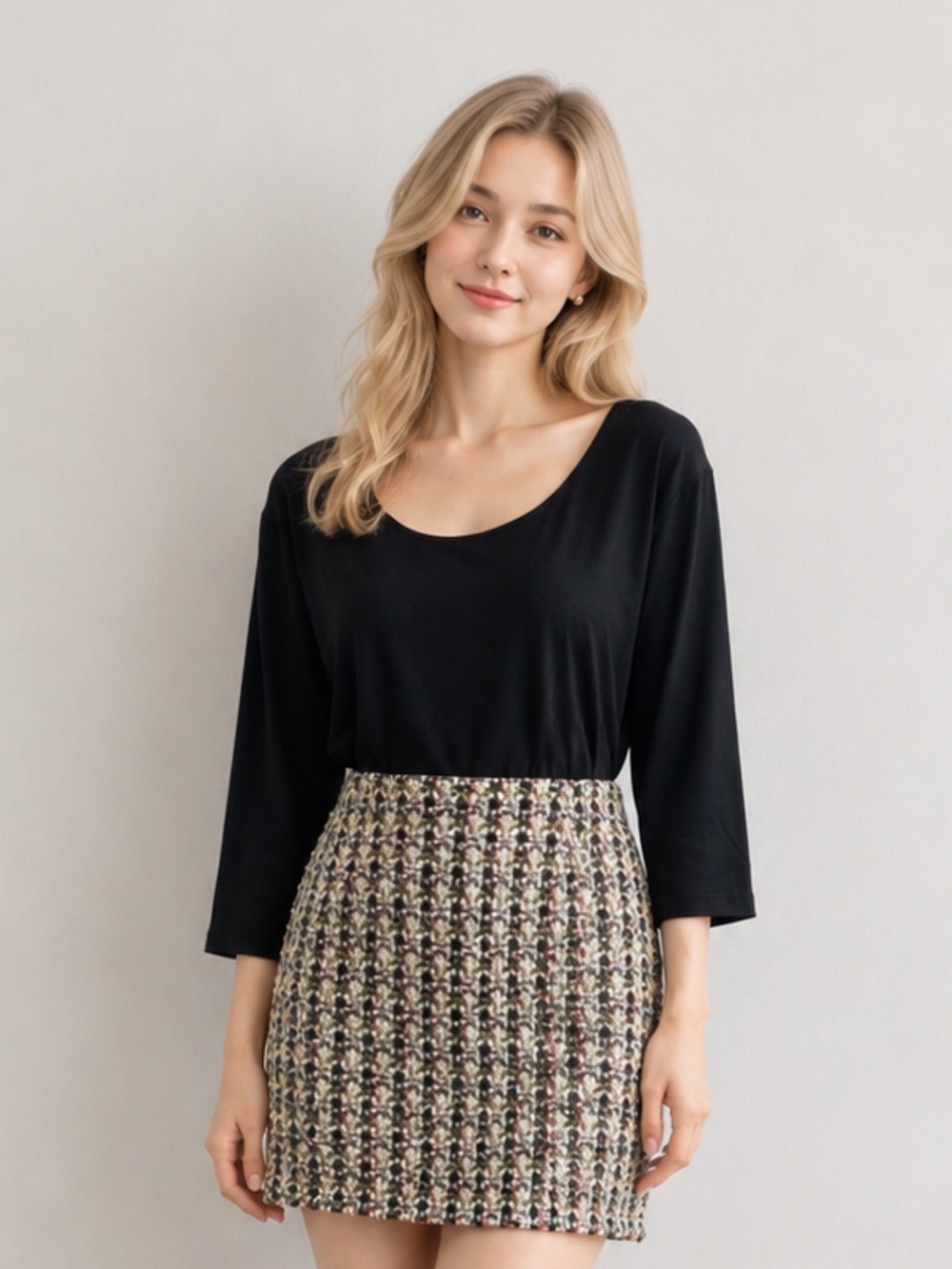 Hutch dress size 12 tweed bottom